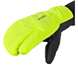 Pyöräilyhanskat GripGrab RIDE Windproof Deep Winter Lobster Gloves Yellow Hi-Vis