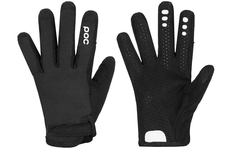 POC Lasten pyöräilyhanskat Resistance MTB Adj. Glove Uranium Black