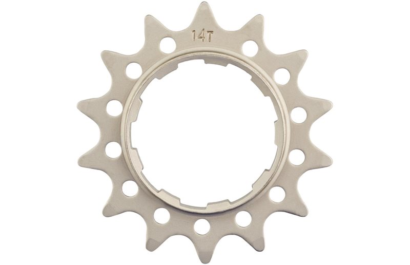 Reverse Single Speed Sprocket extra strong Light Silver