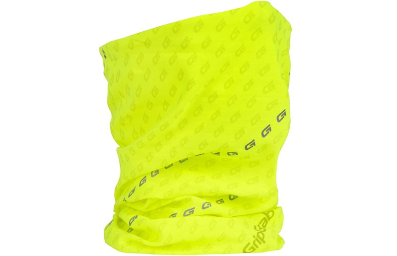 Neck Warmer GripGrab Multifunctional Hi-Vis Reflective Neck Warmer Yellow Hi-Vis