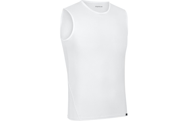 Undertøy GripGrab Ultralight Mesh Sleeveless Base Layer White