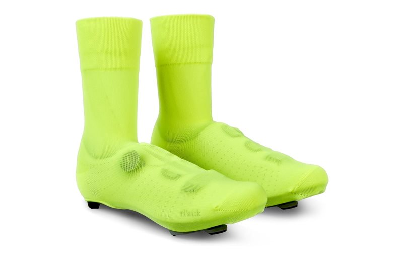 Skoovertrekk GripGrab Primavera Spring-Autumn Road Cover Socks Yellow Hi-Vis