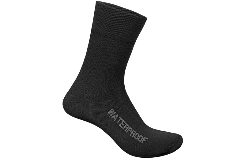 Sykkelsokker GripGrab Lightweight Waterproof Spring-Autumn Socks Black