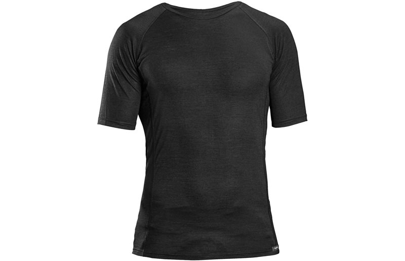 Undertøy GripGrab Merino Blend Thermal Short Sleeve Base Layer Black