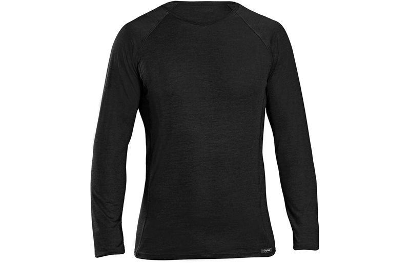 Undertøy GripGrab Merino Blend Thermal Long Sleeve Base Layer Black