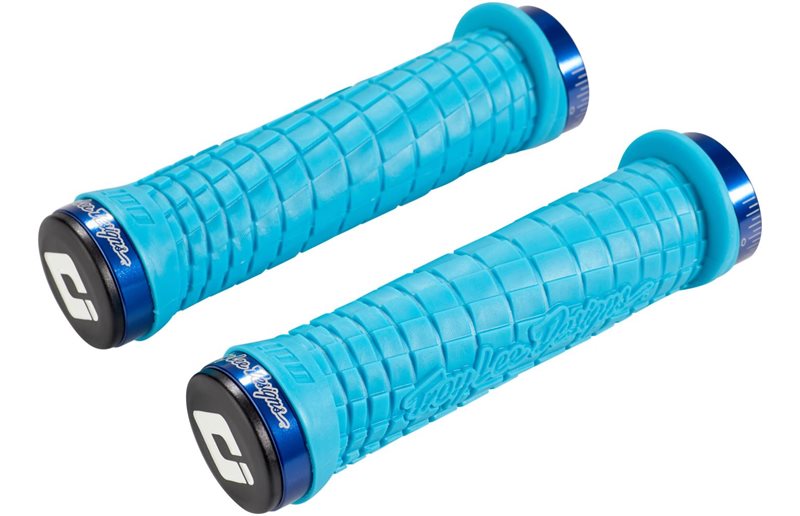 ODI Troy Lee Designs Lock-On MTB Grips Light Blue
