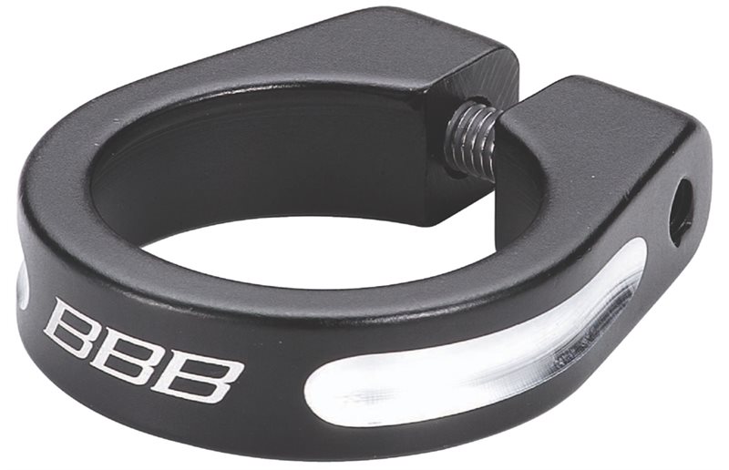 Sadelstolpsklamme BBB Thestrangler 34.9 mm sort