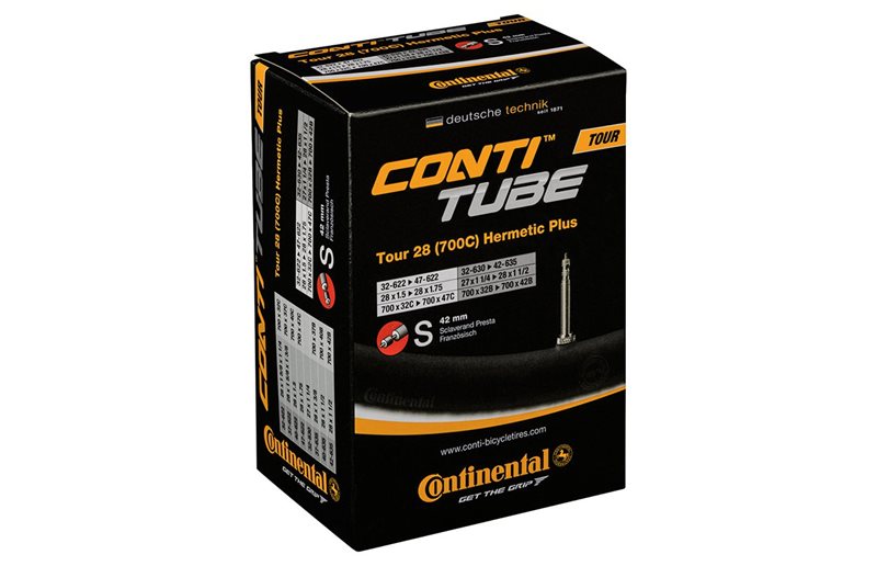 Sykkelslange Continental Tour Hermetic Plus 28" Presta 42mm 32/47-622/42-635