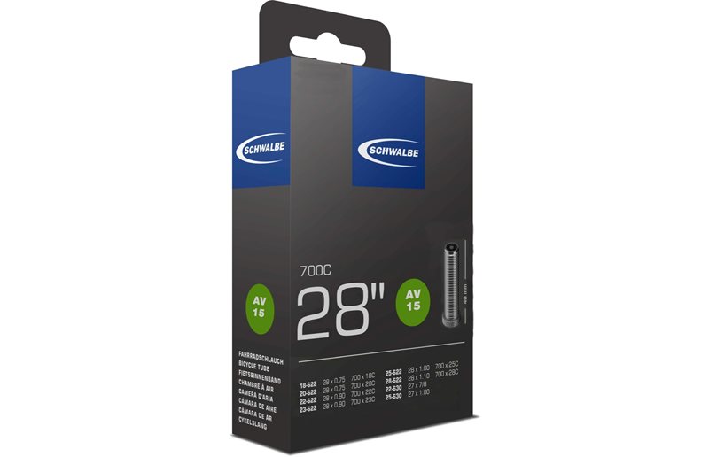 Schwalbe Cykelslange Av15 18/28-622/630 Autoventil 40 mm