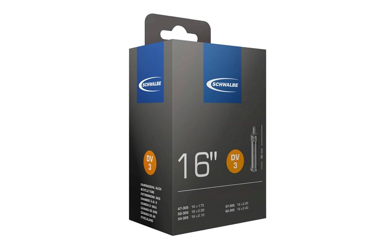Sisärengas Schwalbe DV 3 Standard 16" 47/62-305 DV Dunlop/Perusventtiili