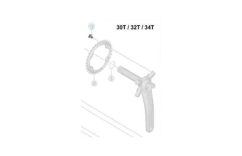 Shimano Drevbultset Fc-M8000 M8 X 11.4 mm 4 St
