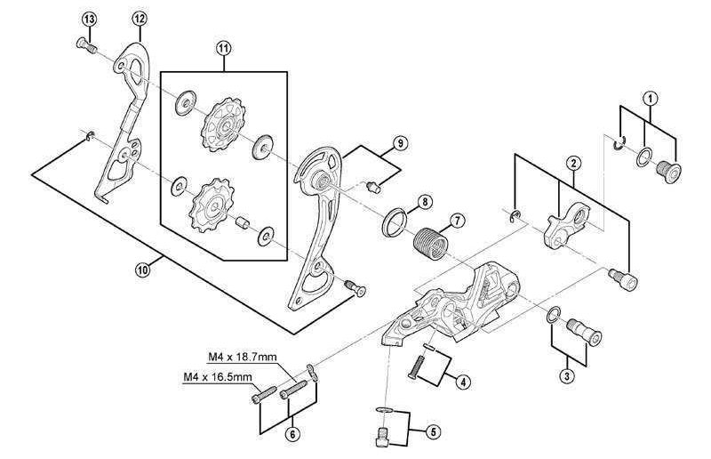 Shimano Inre Cage Xtr Rd-M980/985-Gs Y5Xc09000