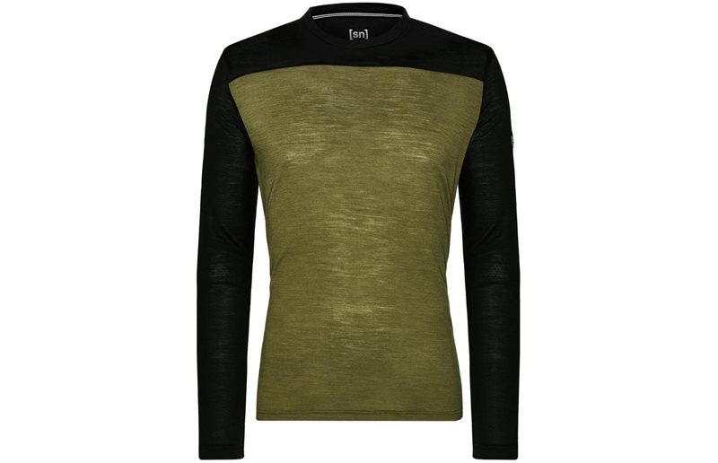 super.natural Contrast LS Shirt Men