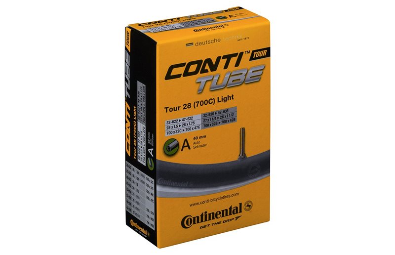 Sykkelslange Continental Tour Light 28" Schrader 40mm 32/47-622/42-635