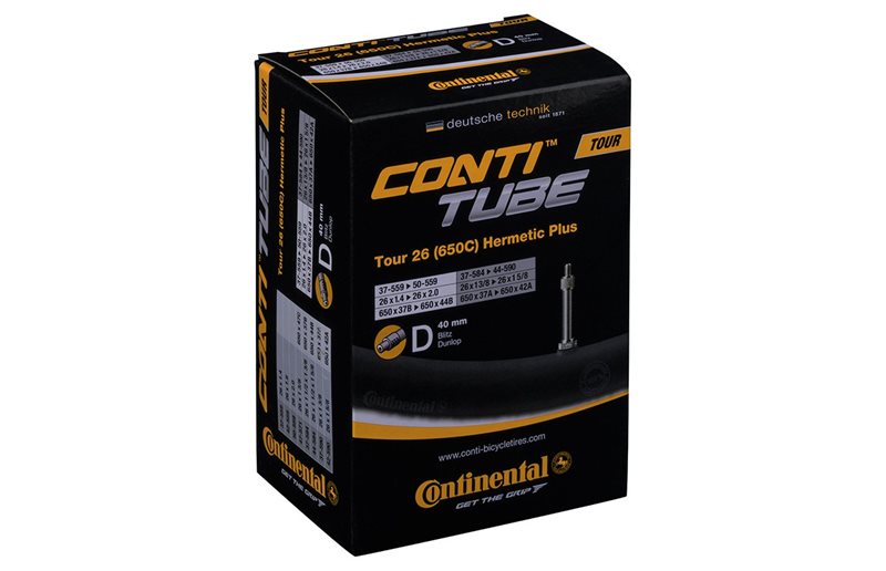 Cykelslang Continental Tour Hermetic Plus 26" Dunlop 40mm 37/47-559/597