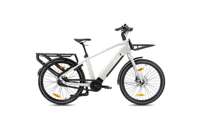 Monty Lastcykel El V6 Strada 26 White