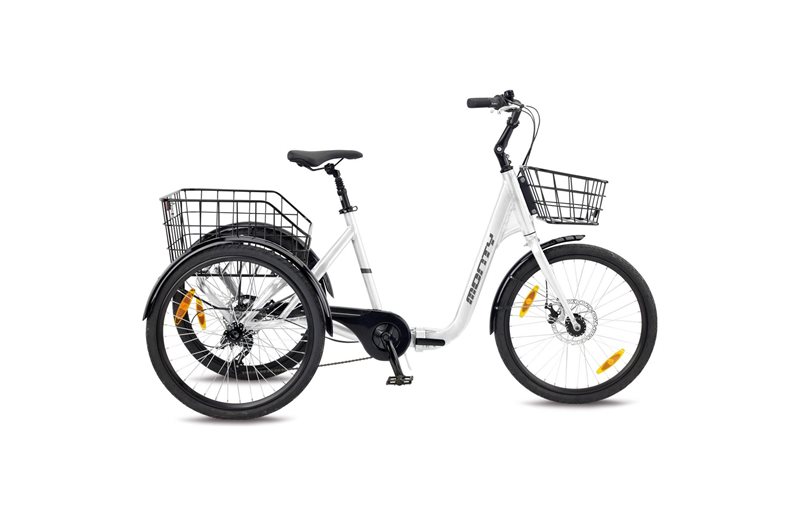 Monty Trehjulig Cykel Jog 24 White/Cobre/White
