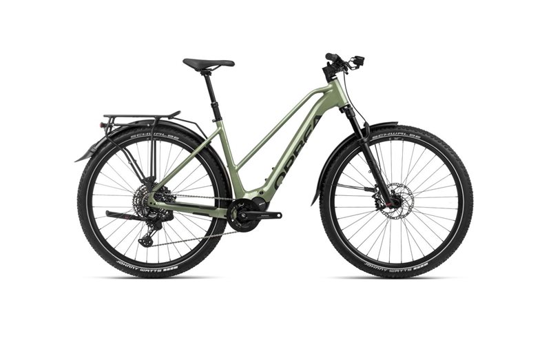 Orbea Elcykel Hybrid Kemen Mid Suv 10 Urban Green Gloss/Black Matt
