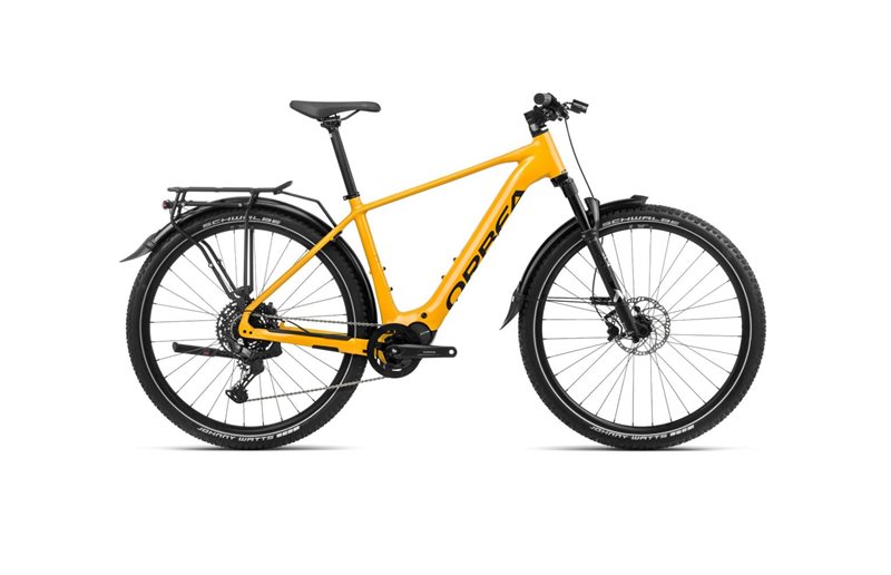 Orbea Elcykel Hybrid Kemen Suv 30 Mango Gloss/Black Matt