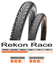 Maxxis Cykeldäck Rekon Race 120tpi EXO/TR Vikbart 61-622 Black