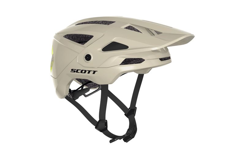 Cykelhjälm Scott Stego Plus Beige/Radium Yellow