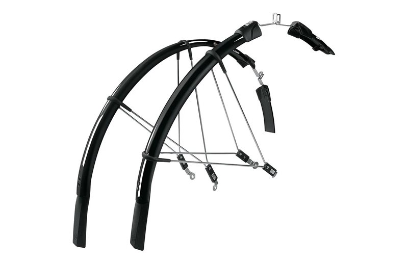 SKS Skärmset Raceblade Long +150 mm 28" Road/Racer Svart