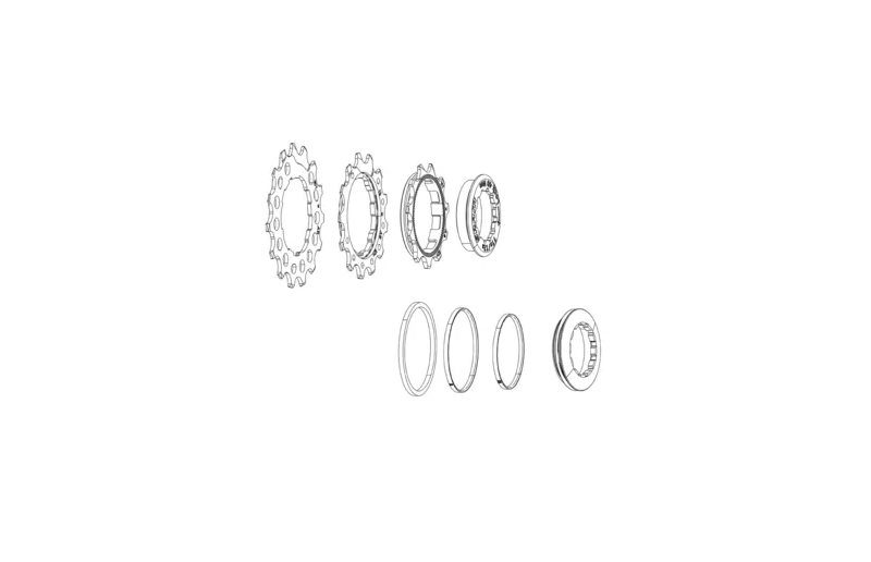 SRAM Kassettdrev PG-1231 Utbytbara drev 12 växlar 11T-12T-13T Inkl Låsring