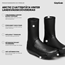 Skoovertræk GripGrab Arctic 2 Waterproof Deep Winter Road Shoe Covers Black
