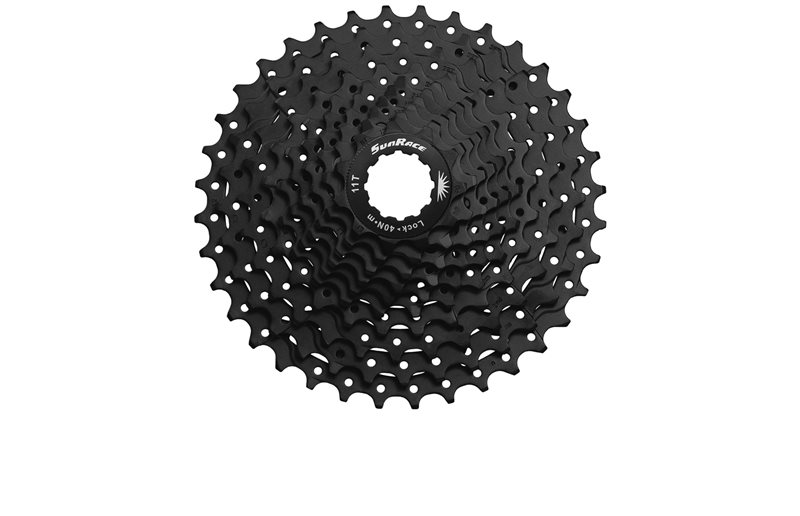 Kasetti SunRace CSMS1 10-vaihteinen HG Shimano/SRAM 11-36T Musta