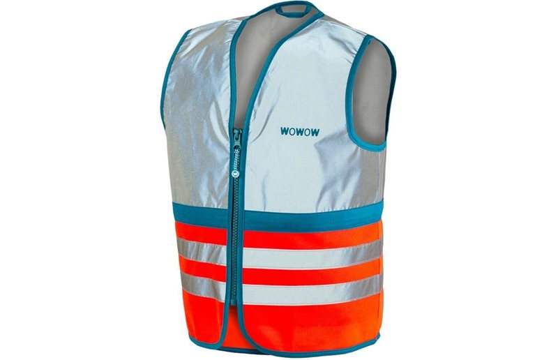 Cykelväst Wowow Wasabi Jacket Full Reflective Red