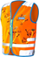 Pyöräilyliivi Wowow Vest Kids Comic Veggie Jacket Orange