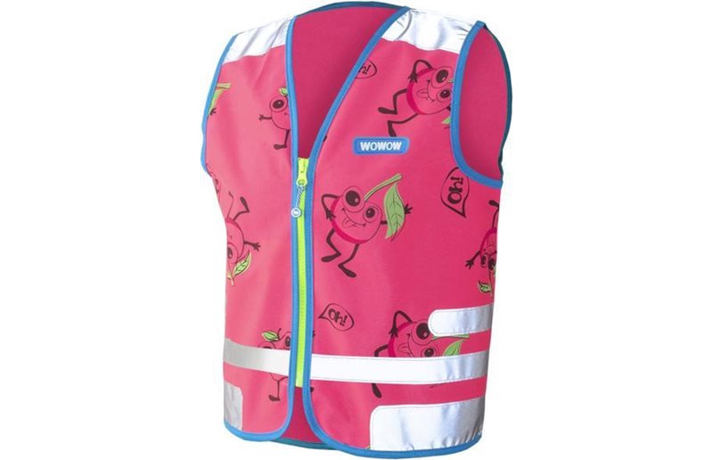 Pyöräilyliivi Wowow Vest Kids Comic Veggie Jacket Pink