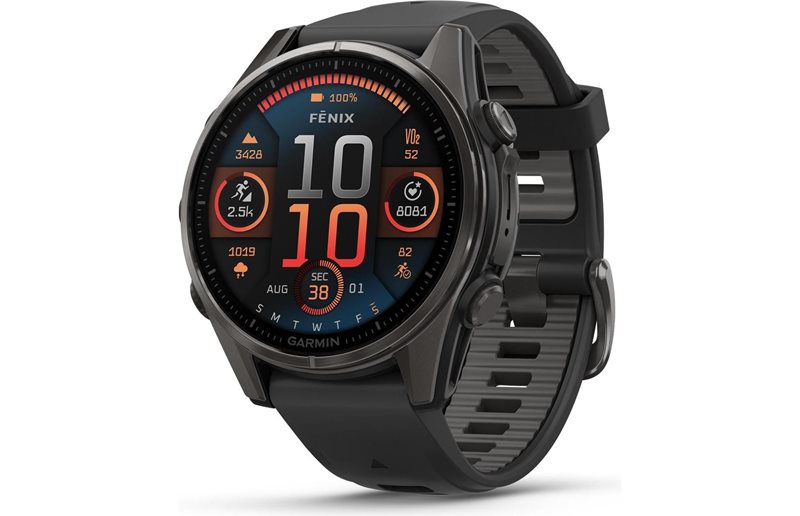 Multisport-älykello Garmin Fenix 8 AMOLED Sapphire 43 black/black