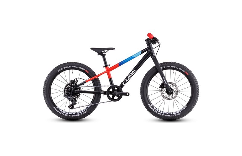 Lasten maastopyörä Cube Reaction 200 Pro Black/Blue/Red 20"