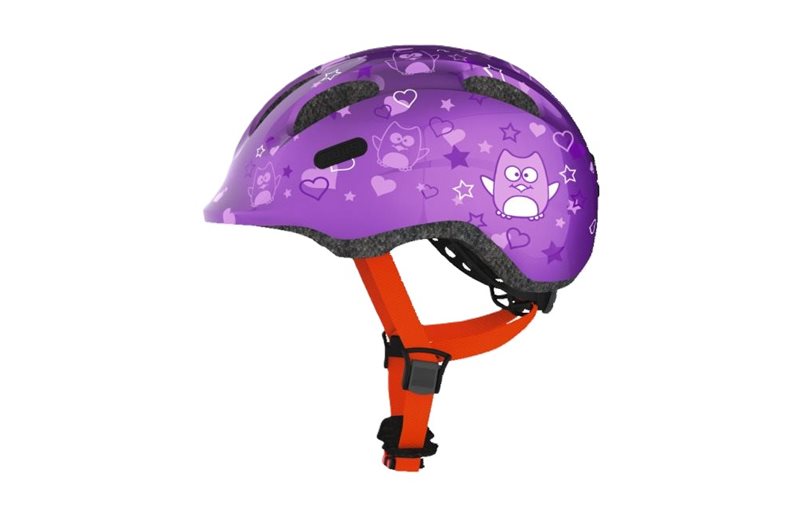 Abus Cykelhjälm Smiley 2.0 Purple Star