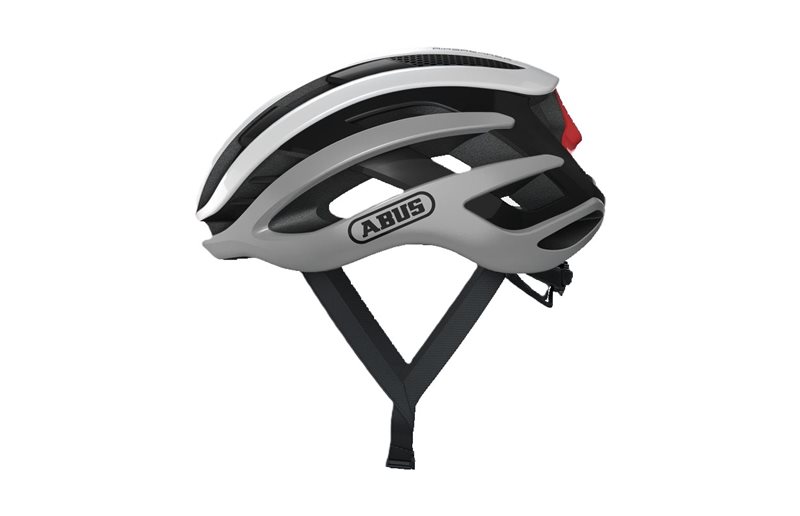 Abus Cykelhjälm Airbreaker Silver White