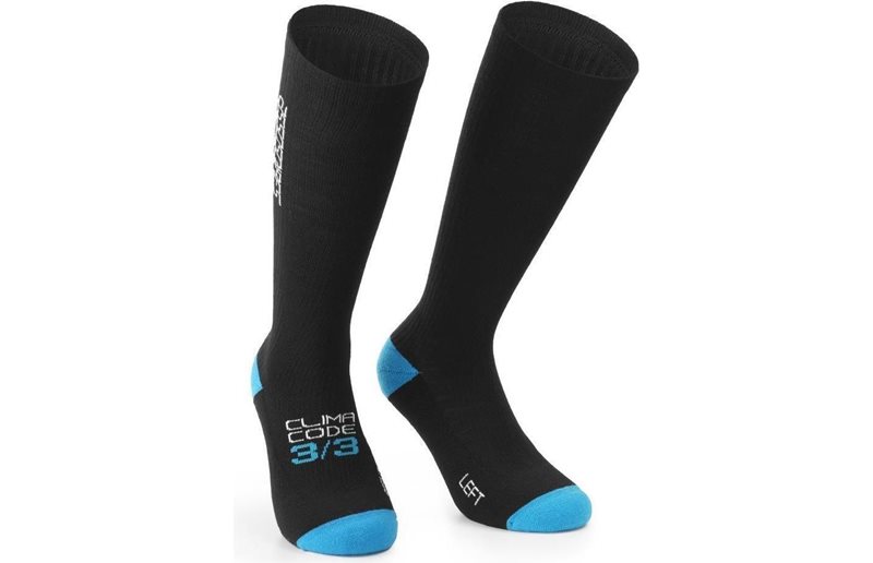 Assos Pyöräilysukat Ultraz 3/3 Fugu Socks Black Series