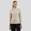 Juoksupaita Odlo Essentials Ceramiwarm Mid Layer Half Zip W Silver Cloud