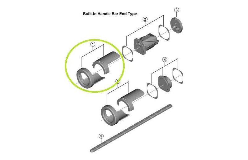 Shimano Handle Holder A & B EW-RS910