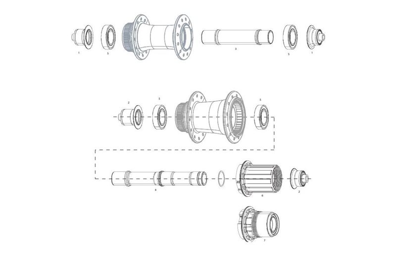 Vapaaratas Zipp Freehub Body for 176/177 SRAM XDR