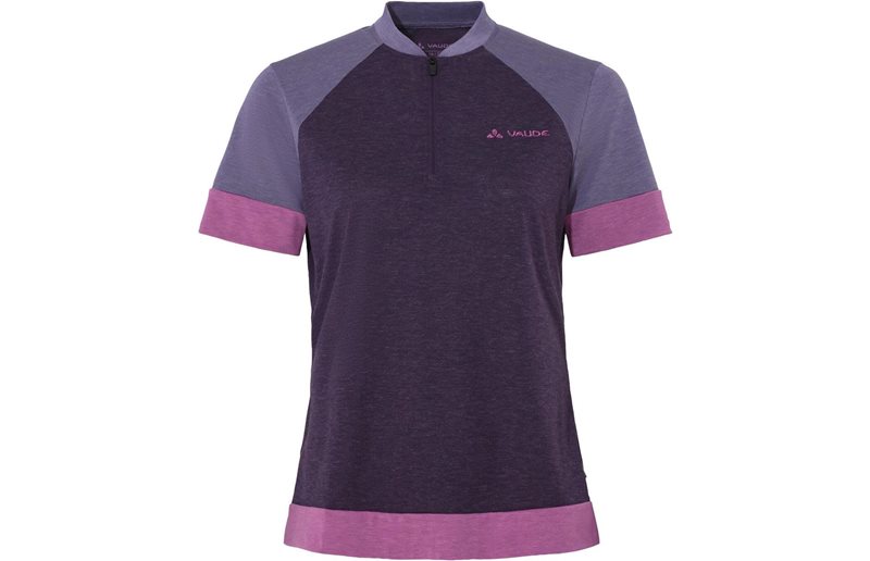 Vaude Pyöräilypaita W Altissimo Q-Zip Shirt Eggplant