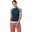 Vaude Pyöräilypaita W Altissimo Q-Zip Shirt Dark Sea/Nordic Blue