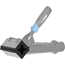 UNIOR Replaceable Rubber Covers for Clamp 70 Musta