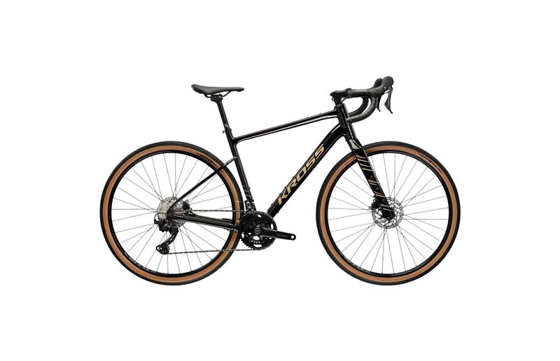 Gravel pyörä Kross Esker 6.0 GRX 2x12 Black/Yellow