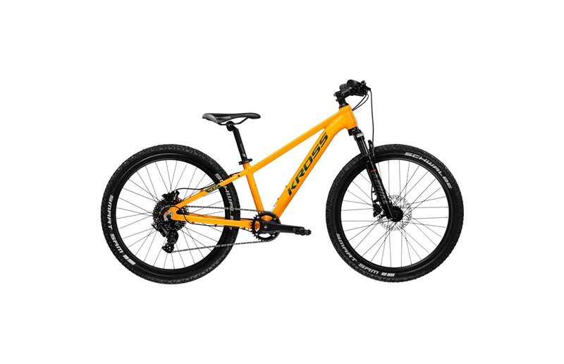 Lasten polkupyörä Kross Level Jr 4.0 Orange/Green 24