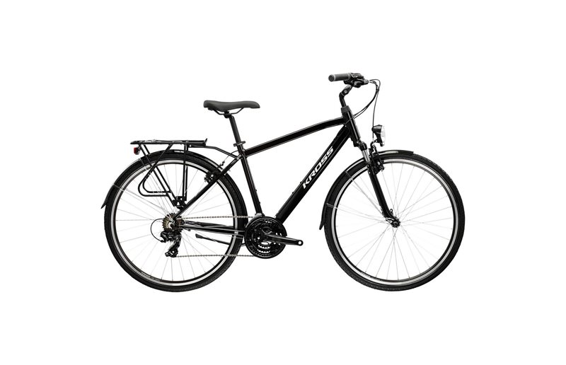 Kaupunkipyörä Kross Trans 1.0 Black/Silver