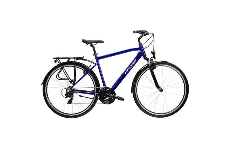 Kaupunkipyörä Kross Trans 1.0 Navy Blue/Silver