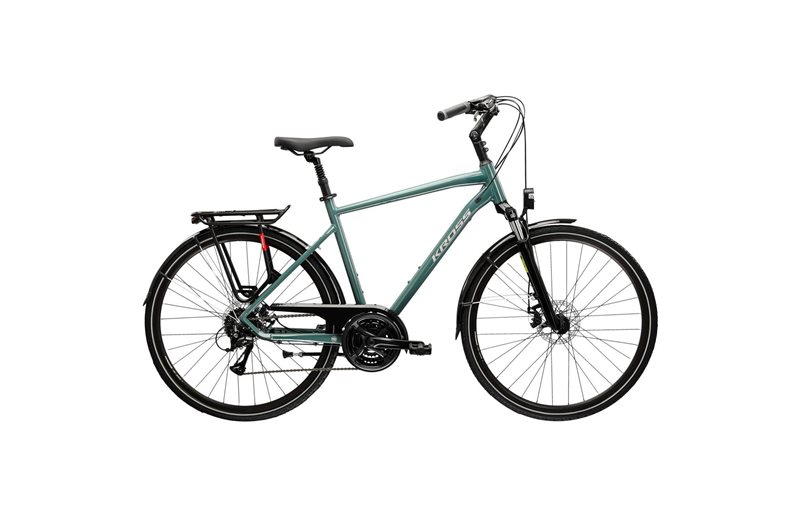 Kaupunkipyörä Kross Trans 3.0 Green/Silver