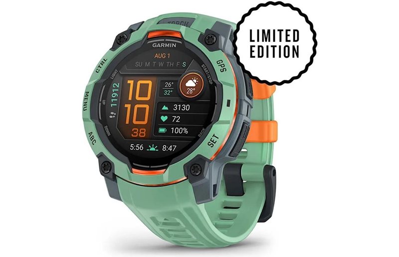 Urheilukello Garmin Instinct 3 AMOLED 45mm Green