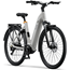 Naisten sähköpyörä Ecoride Tripper 4 Mid Low Valkoinen